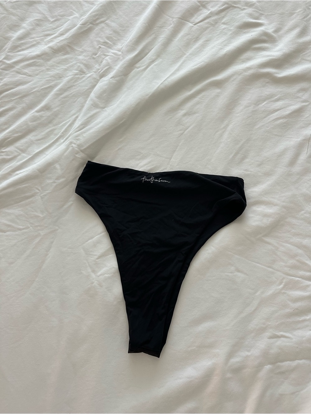437 Aubrey Bottoms - Black High-Cut Bikini Bottom